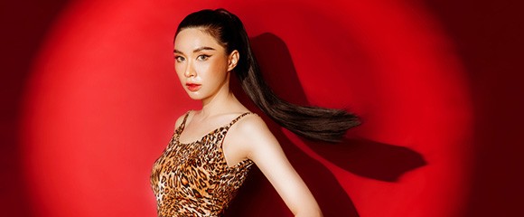 Asian fashion model
